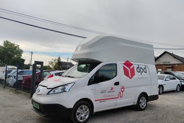 E-NV200 Maxi. 2021r. Uszkodzony prawy przód. Jeździ. VAT 23%